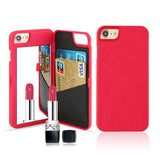 Luxury Leather Wallet with Card Slot and Mirror for iPhone 7 Plus